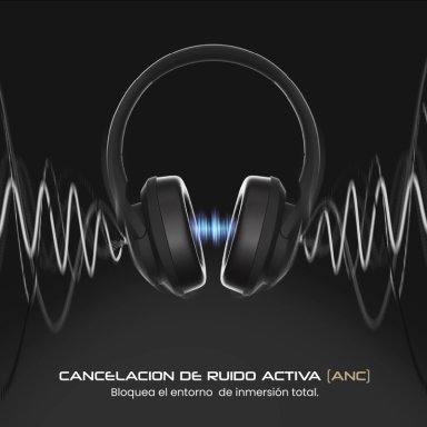 AUDIFONOS INALAMBRICOS BLUETOOTH SLEVE PULSE ANC 2GEN CANCELACION DE RUIDO ACTIVA 45 HORAS BATERIA - 3
