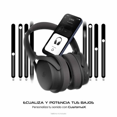 AUDIFONOS INALAMBRICOS BLUETOOTH SLEVE EVO 2GEN CANCELACION DE RUIDO PASIVA 45 HORAS BATERIA - 4