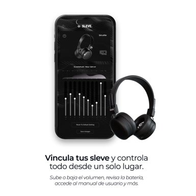 AUDIFONOS INALAMBRICOS BLUETOOTH SLEVE STUDIO 2 2GEN BLUETOOTH 5.4, 45 HORAS BATERIA - 3