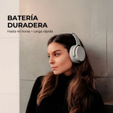 AUDIFONOS INALAMBRICOS BLUETOOTH SLEVE EVO 2GEN CANCELACION DE RUIDO PASIVA 45 HORAS BATERIA - 6