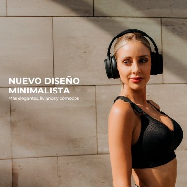 AUDIFONOS INALAMBRICOS BLUETOOTH SLEVE EVO 2GEN CANCELACION DE RUIDO PASIVA 45 HORAS BATERIA - 9