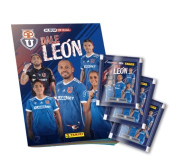 ALBUM TAPA BLANDA UNIVERSIDAD DE CHILE – DALE LEON + 40 SOBRES - 1