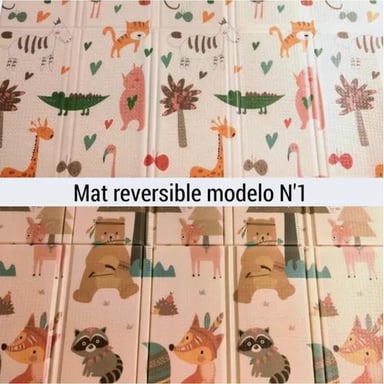 ALFOMBRA ALF3 ANTIGOLPES NIÑO BEBÉ CON BOLSO 150X200X2 CM PREMIUM MULTICOLOR - 2