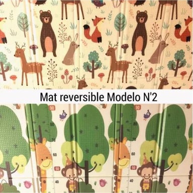 ALFOMBRA ALF3 ANTIGOLPES NIÑO BEBÉ CON BOLSO 150X200X2 CM PREMIUM MULTICOLOR - 3