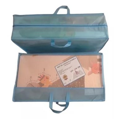ALFOMBRA ALF3 ANTIGOLPES NIÑO BEBÉ CON BOLSO 150X200X2 CM PREMIUM MULTICOLOR - 4