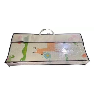 ALFOMBRA ALF10 ANTIGOLPES BEBÉ PLEGABLE 200X180X1 CM CON BOLSA MULTICOLOR - 2