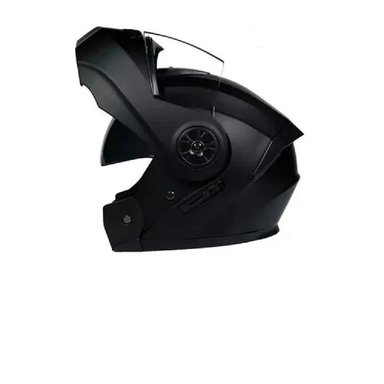 CASCO PARA MOTO FGN 862 NEGRO BRILLANTE ABATIBLE TALLA L - 2