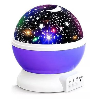LAMPARA ESPANTA CUCO RECARGABLE STAR MASTER LUZ ESTRELLA COLOR MORADO - 1