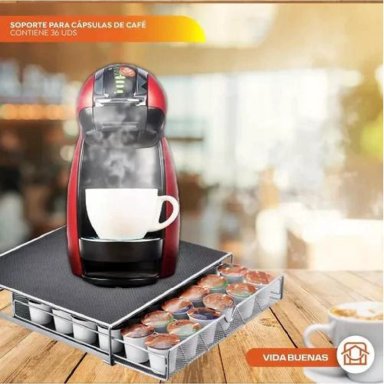 SOPORTE PARA CÁPSULAS DE EN COLOR CAFE DOLCE GUSTO CONTIENE 36 UDS - 5