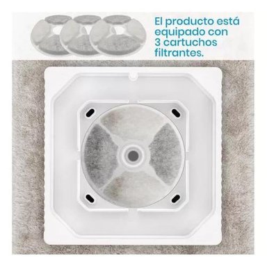 FUENTE BEBEDERO DISPENSADOR DE AGUA INALÁMBRICA, 2.2L - 3