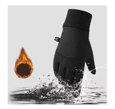 GUANTES DE MOTO IMPERMEABLES TERMICOS TOUCH SPORTS TALLA L COLOR NEGRO - 4