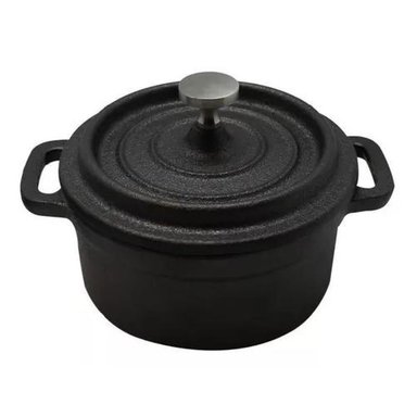 MINI CACEROLA WAYU/ HIERRO FUNDIDO COLOR NEGRO - 1
