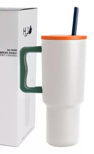 VASO TÉRMICO MUG, 900 LT, ACERO INOXIDABLE, GRIS - 2