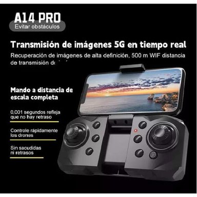 DRONE 8K CÁMARA 5GHZ 2 BATERÍA ANTI-OBSTÁCULOS GIRO 360 - 4