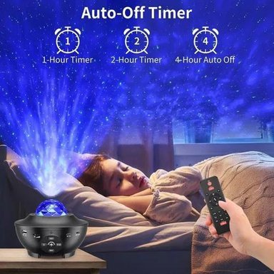 PROYECTOR DE GALAXIA, ESTRELLAS LED Y SONIDO BLUETOOTH - 6