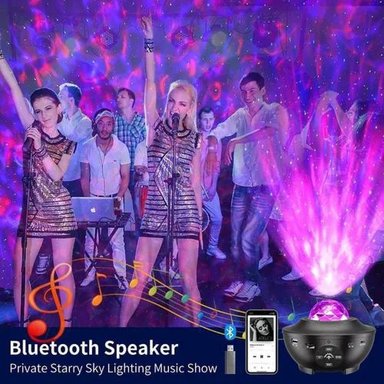 PROYECTOR DE GALAXIA, ESTRELLAS LED Y SONIDO BLUETOOTH - 7