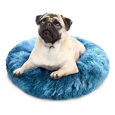 CAMA ANTIESTRÉS FELPA PEQUEÑA PARA MASCOTAS 40 CM - 1