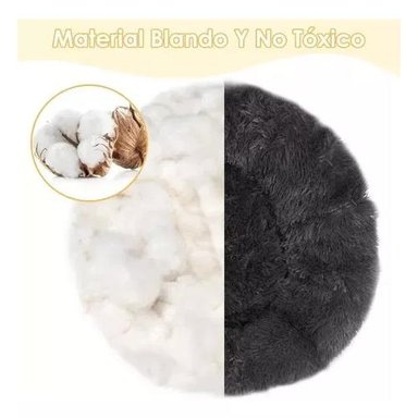 CAMA PARA MASCOTAS ANTIESTRÉS 80 CM TALLA XL MARRÓN - 2