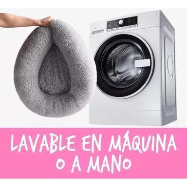 CAMA PARA MASCOTAS ANTIESTRÉS 80 CM TALLA XL MARRÓN - 6