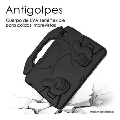 CARCASA PARA NIÑOS ANTI-GOLPES PARA IPAD 10.2, COLOR NEGRO - 3