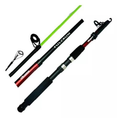 CAÑA TELESCÓPICA OKUMA FULCRUM 2.10 M 15-40 G EN COLOR NEGRO - 1