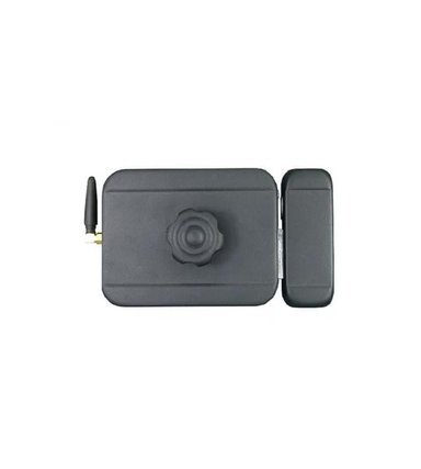 CERRADURA INTELIGENTE INALÁMBRICA DE CONTROL REMOTO 3 LLAVES NEGRA - 1