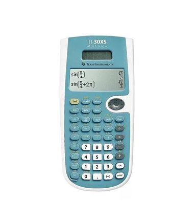 CALCULADORA CIENTÍFICA TEXAS INSTRUMENTS TI-30XS MULTIVIEW, COLOR AZUL - 1