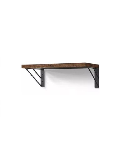 REPISAS FLOTANTES DE MADERA MULTIPROPÓSITO KIT 3 RÚSTICO - 1