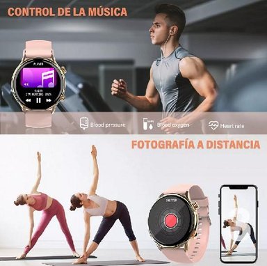SMARTWATCH PARA MUJER, RELOJ INTELIGENTE, RELOJ BLUETOOTH... - 4