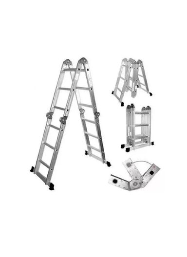 ESCALERA ALUMINIO MULTIUSO 5,7 MTS. GRIS - 3
