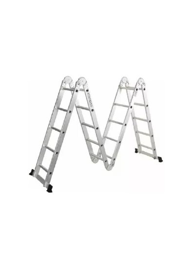 ESCALERA ALUMINIO MULTIUSO 5,7 MTS. GRIS - 4