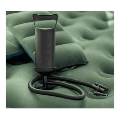 COLCHÓN INFLABLE DOBLE KLIMBER, + INFLADOR + 2 ALMOHADAS, COLOR VERDE - 2