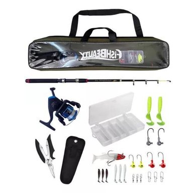 KIT DE INICIACIÓN DE CAÑA DE PESCA DE 210 CM CON ACCESORIOS - 2