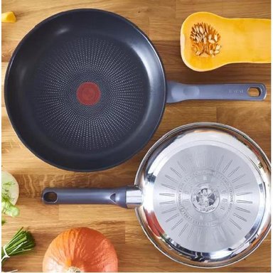 SET SARTENES 24/28CM DAILY COOK COLOR PLATEADO - 4