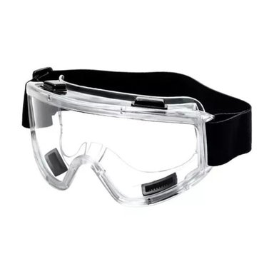 LENTES DE SEGURIDAD ANTIPARRAS GAFAS PROTECCIÓN BANDA AJUSTABLE CRISTAL BLANCO - 1