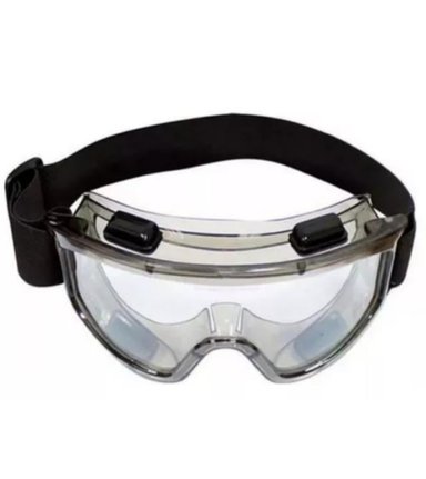 LENTES DE SEGURIDAD ANTIPARRAS GAFAS PROTECCIÓN BANDA AJUSTABLE CRISTAL BLANCO - 2