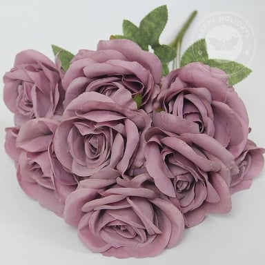 ROSAS DECORATIVAS ARTIFICIALES RAMO - 3