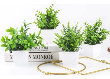 PLANTAS ARTIFICIALES NORPLAT 4 UDS MACETAS - 2