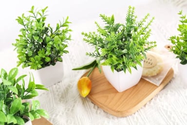 PLANTAS ARTIFICIALES NORPLAT 4 UDS MACETAS - 3