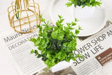PLANTAS ARTIFICIALES NORPLAT 4 UDS MACETAS - 4