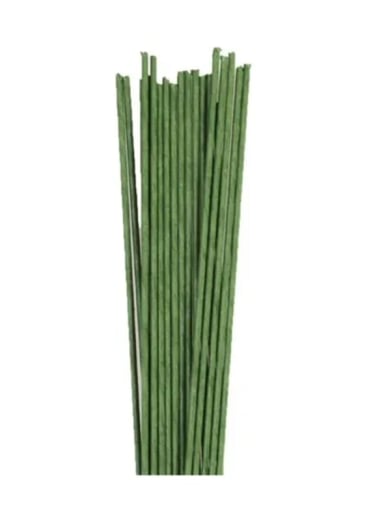 ALAMBRE VERDE PARA FLORES 39 CM 40 UDS - 1
