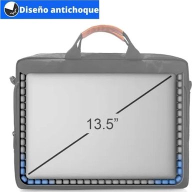 FUNDA BOLSO NOTEBOOK MACBOOK 13 A 16 IMPERMEABLE COLOR NEGRO - 2