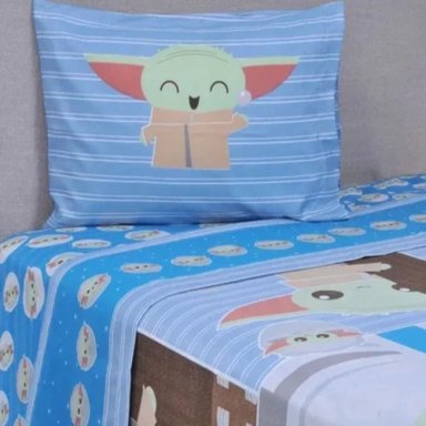 STAR WARS BABY YODA JUEGO SABANAS 1.5 PLAZA - 1