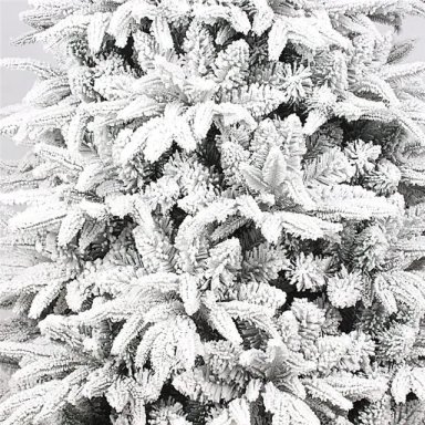 ARBOL DE NAVIDAD NIEVE INVERNAL 180 CM CON RAMAS ABUNDANTE - 1
