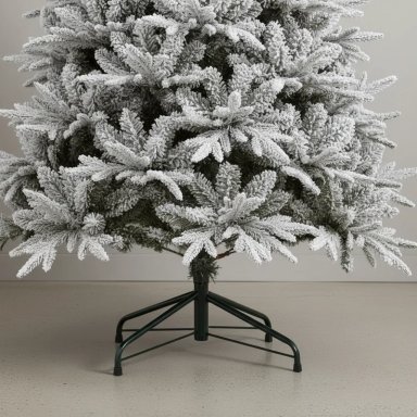 ARBOL DE NAVIDAD NIEVE INVERNAL 180 CM CON RAMAS ABUNDANTE - 2