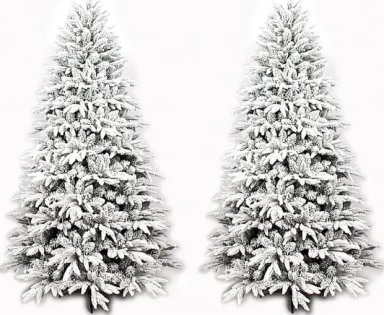 ARBOL DE NAVIDAD NIEVE INVERNAL 180 CM CON RAMAS ABUNDANTE - 3