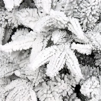 ARBOL DE NAVIDAD NIEVE INVERNAL 180 CM CON RAMAS ABUNDANTE - 6
