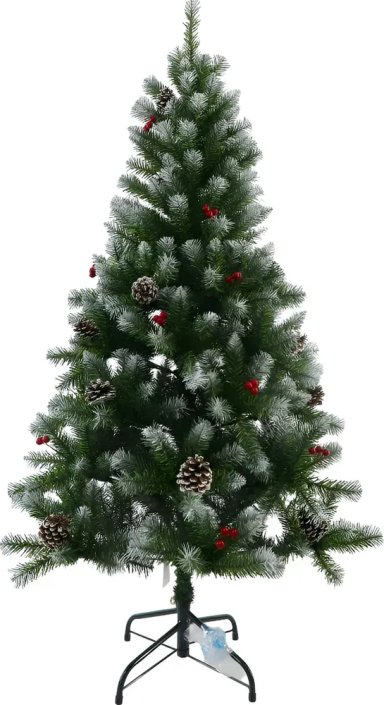 ARBOL NAVIDAD DECORACION ARBOLITO CON PINO NAVIDEÑO 150 CM VERDE - 2