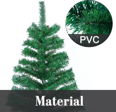 ARBOL DE NAVIDAD 2M.10CM DECORACION VERDE - 2