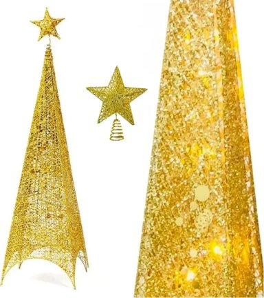 ARBOL NAVIDEÑO LED ARBOL LUCES LED ARBOLES NAVIDAD 120CM - 1
